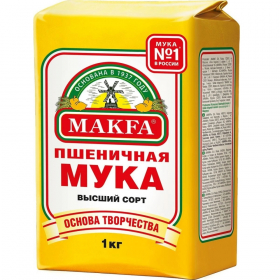 Мука Макфа в/с 1кг (Блок 10 шт)