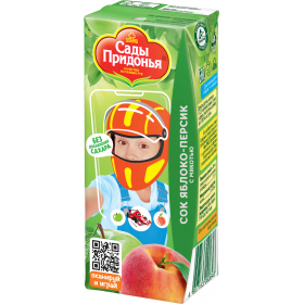 Сок Яблочно-Персиковый 0.2 л. ТМ 