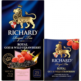 Richard Royal Goji & Wild Strawberry  черный (25х1.7г) саше