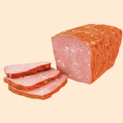 Хлеб колбасный Куриный со шпиком, вес (1,5кг) (ДелКо)
