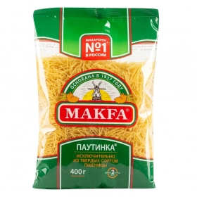 Макаронные изделия Вермишель Паутинка 400 гр. ТМ 