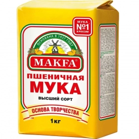 Мука Макфа в/с 1кг (Блок 10 шт)