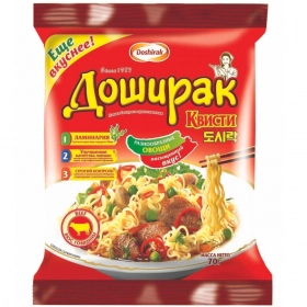 Лапша Быстрого приготовления со вкусом говядины 70 гр. ТМ 